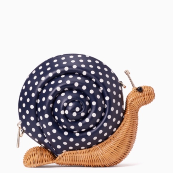 kate spade Handbags - Enchanted forest Kate Spade snail wicker crossbody